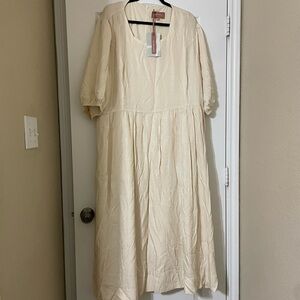Jessakae Fern Cream Dress 4x
